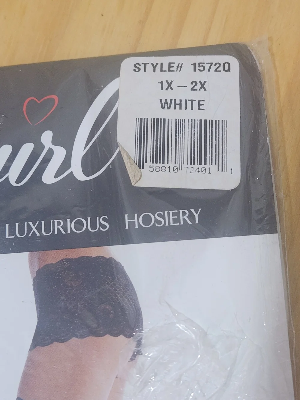 Lovergirl Lace Trim Sheer Thigh High Stockings - White